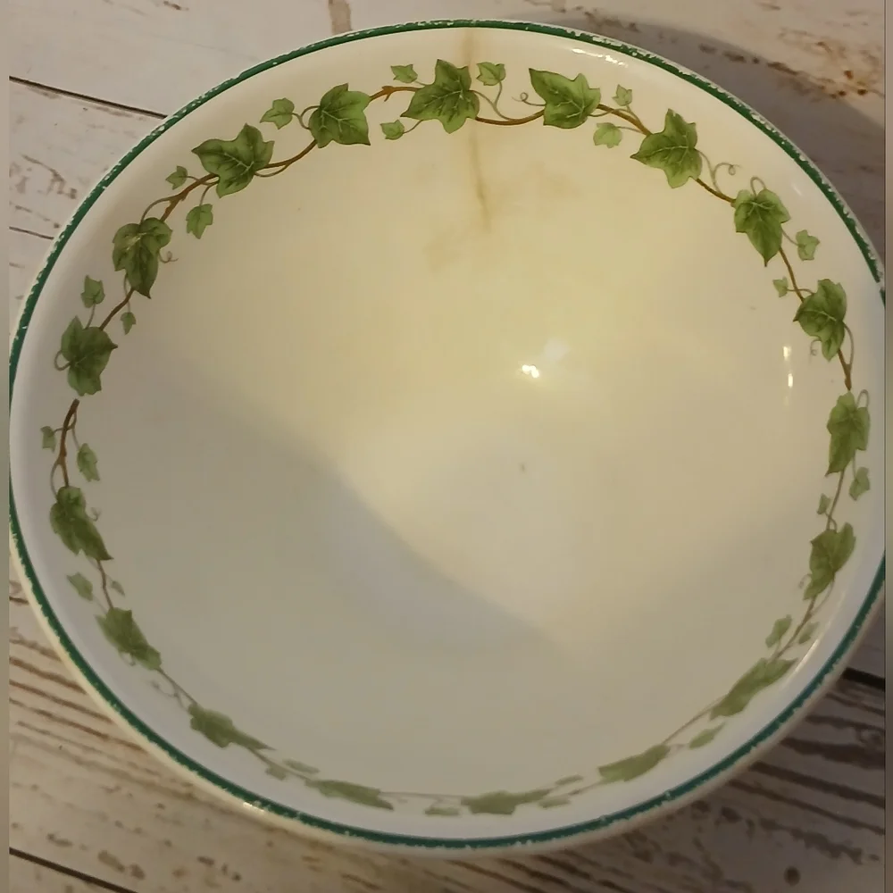 Harker Hotoven Vintage Green Ivy Bowl